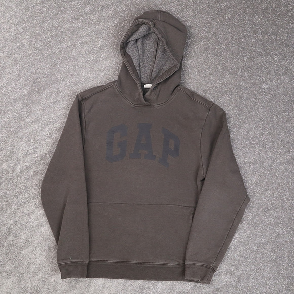 GAP Other - GAP Spellout Logo Pockets Large Gray Long Sleeve Pullover Hoodie